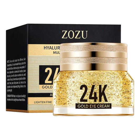 24k Gold Hyaluronic Acid Eye Cream Anti Dark Circles Eye Bags