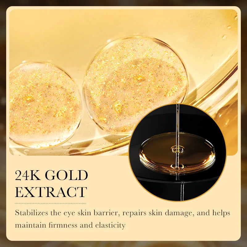 24k Gold Hyaluronic Acid Eye Cream Anti Dark Circles Eye Bags